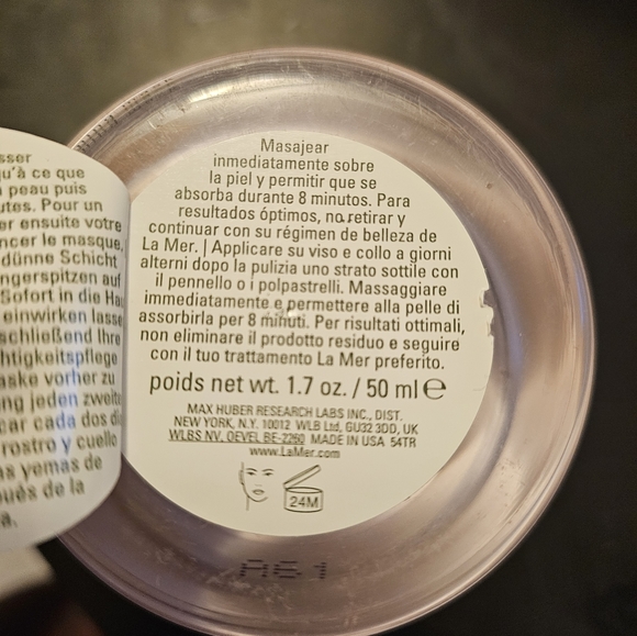 LA MER  the lifting and firming mask. 1.7 oz/ 50ml. Big Jar. New. - Picture 4 of 4